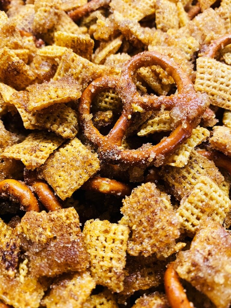 Churro Chex Mix Party Snack