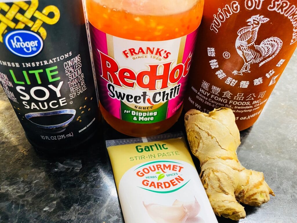 ingredients for marinade