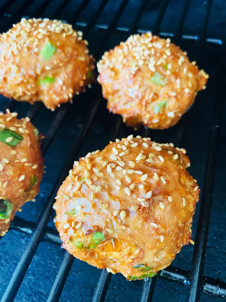 Traeger Sesame Ginger Meatballs
