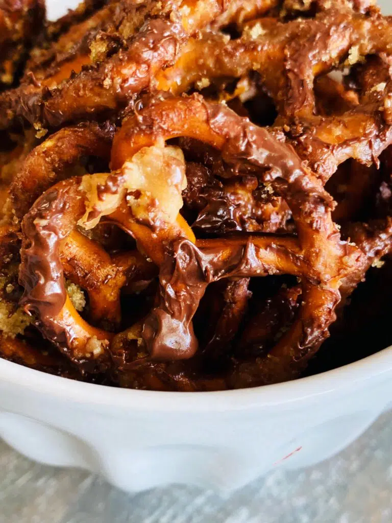 Smoked Butter Toffee Pretzels