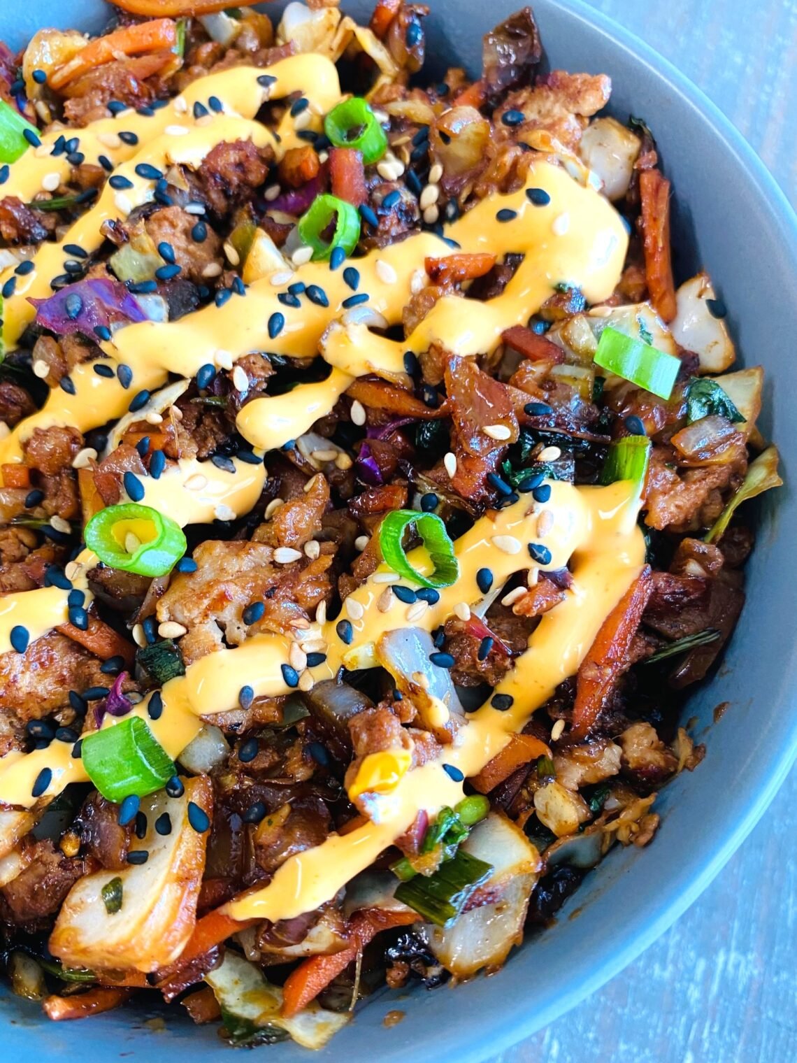 Blackstone Egg Roll In A Bowl If You Give a Girl a Grill