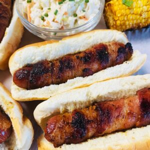 Blackstone Bacon Wrapped Hot Dogs
