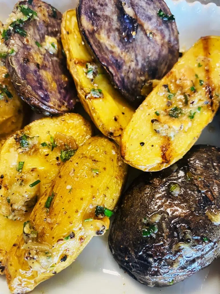 Traeger Garlic Fingerling Potatoes