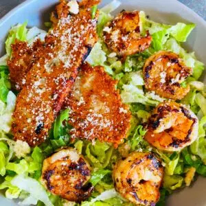 Blackstone Shrimp Caesar Salad
