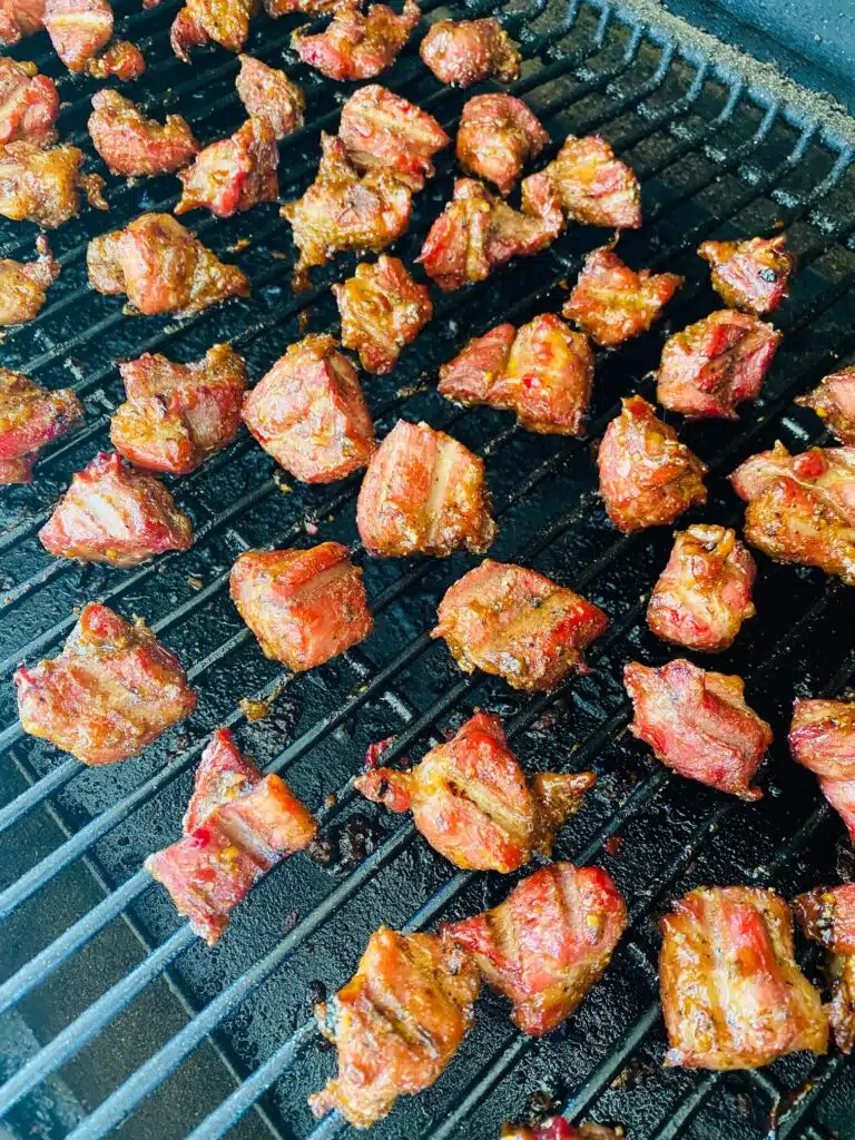 burnt ends on the smoker