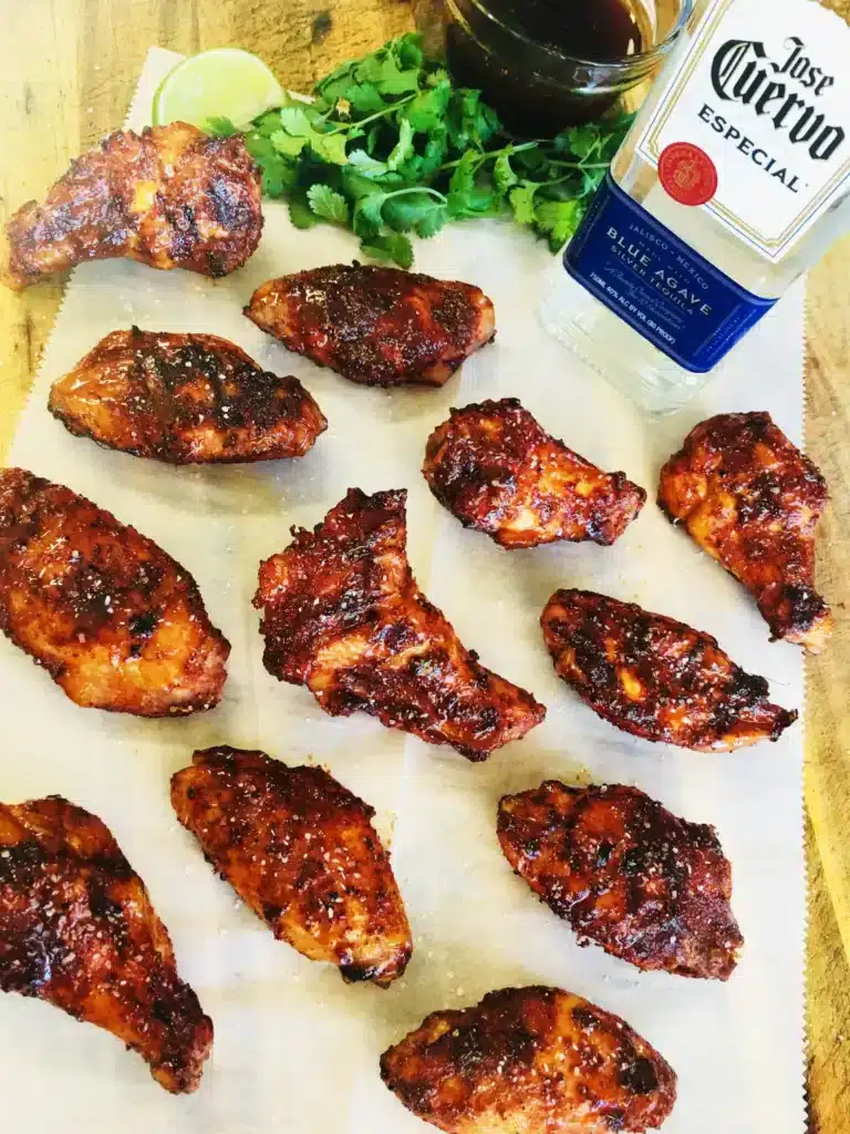 Smoked Tacos and Tequila Chicken Wings