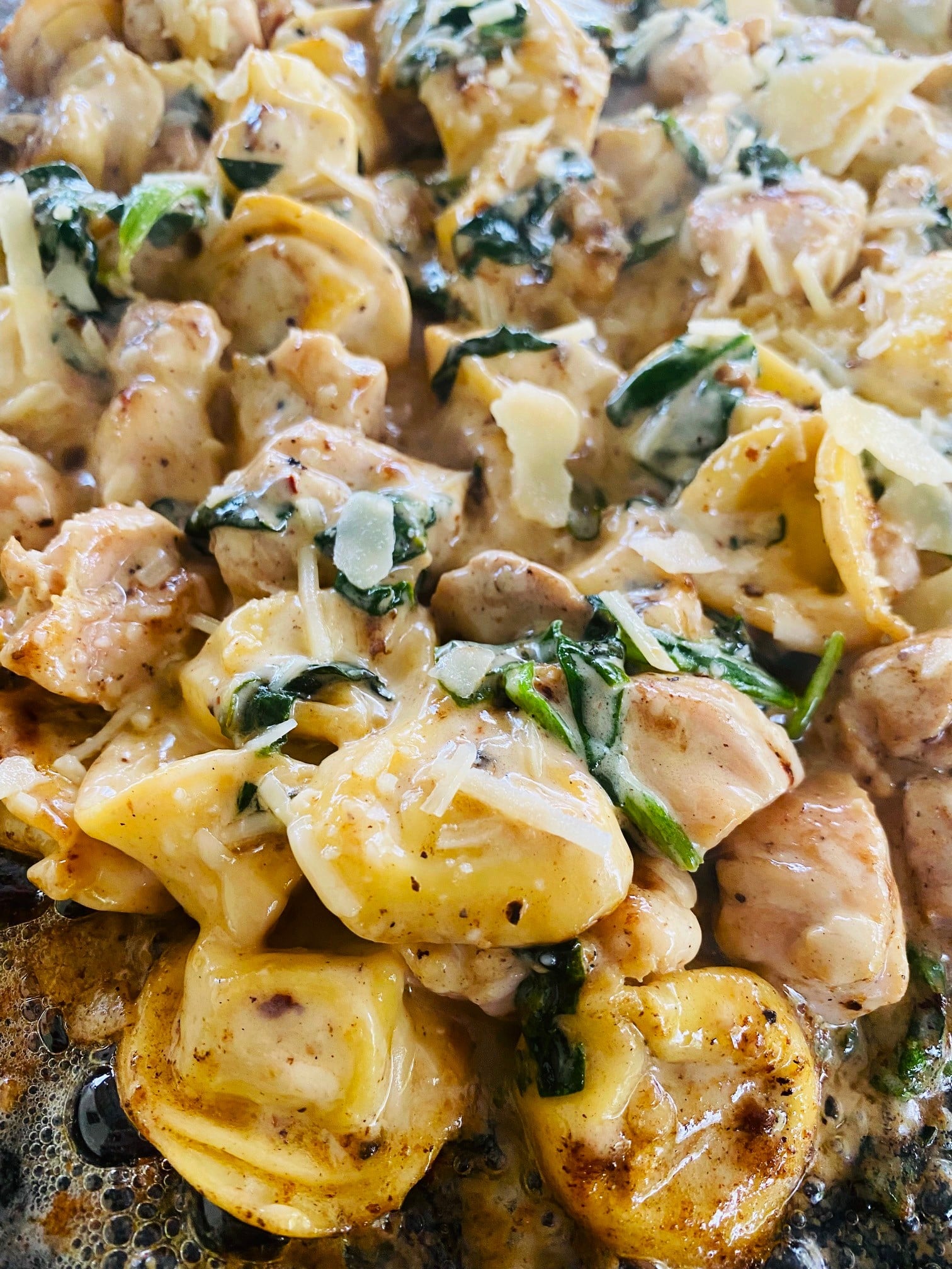 Blackstone Chicken Caesar Tortellini - If You Give a Girl a Grill