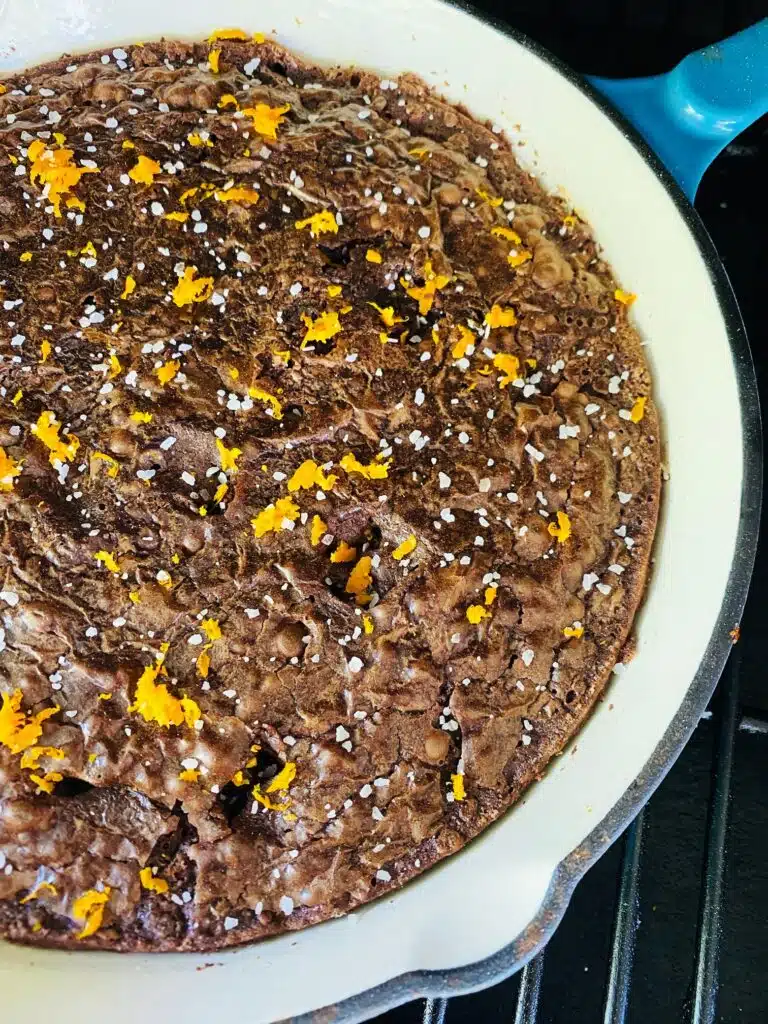 Traeger Mexican Skillet Brownies