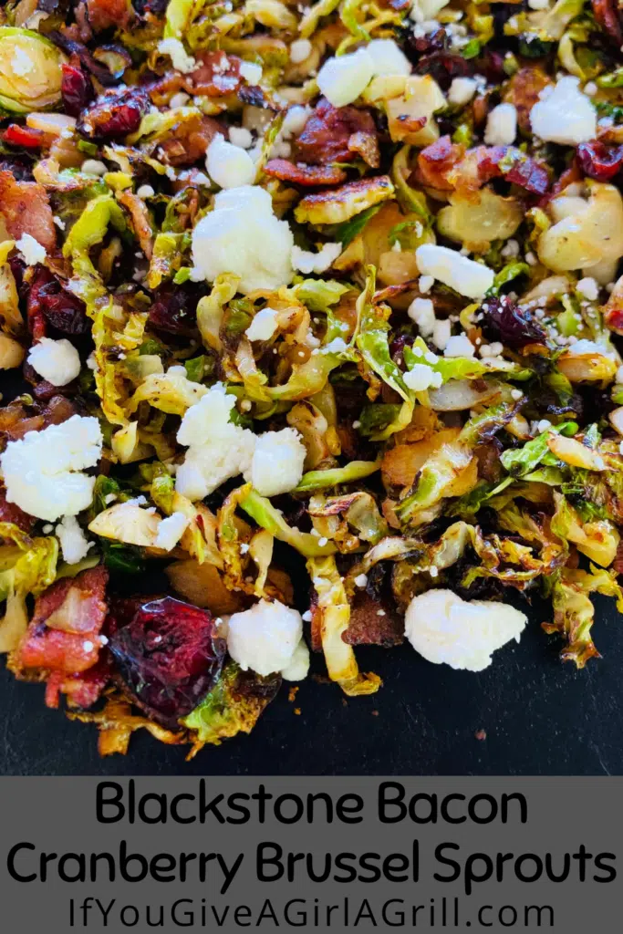 blackstone bacon cranberry brussel sprouts
