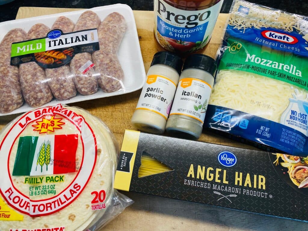 spaghetti taco ingredients