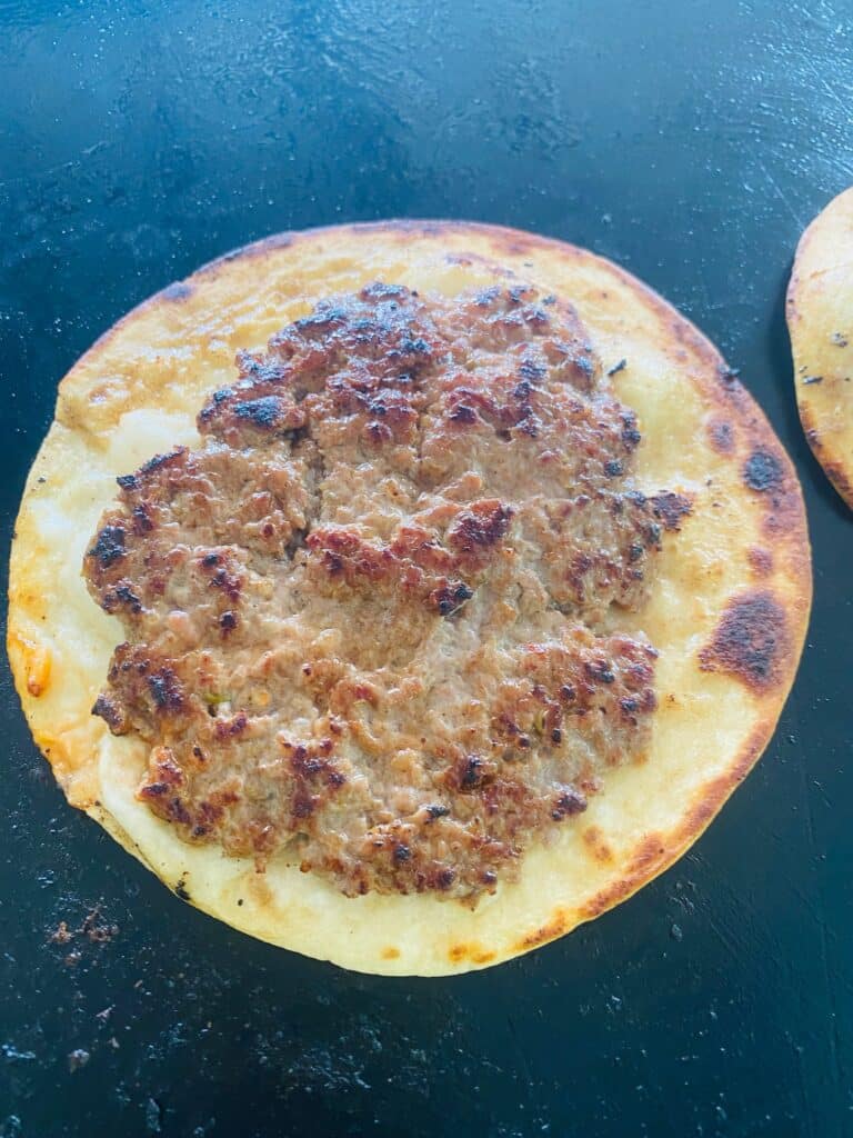 taco after flipping