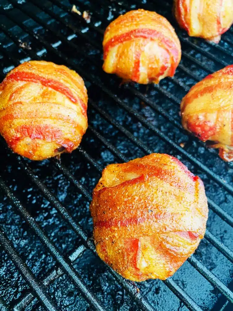 Smoked Bacon Wrapped Chicken Bombs