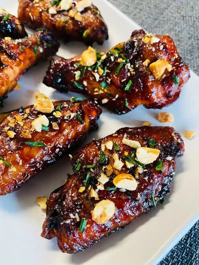 Smoked Kung Pao Chicken Wings