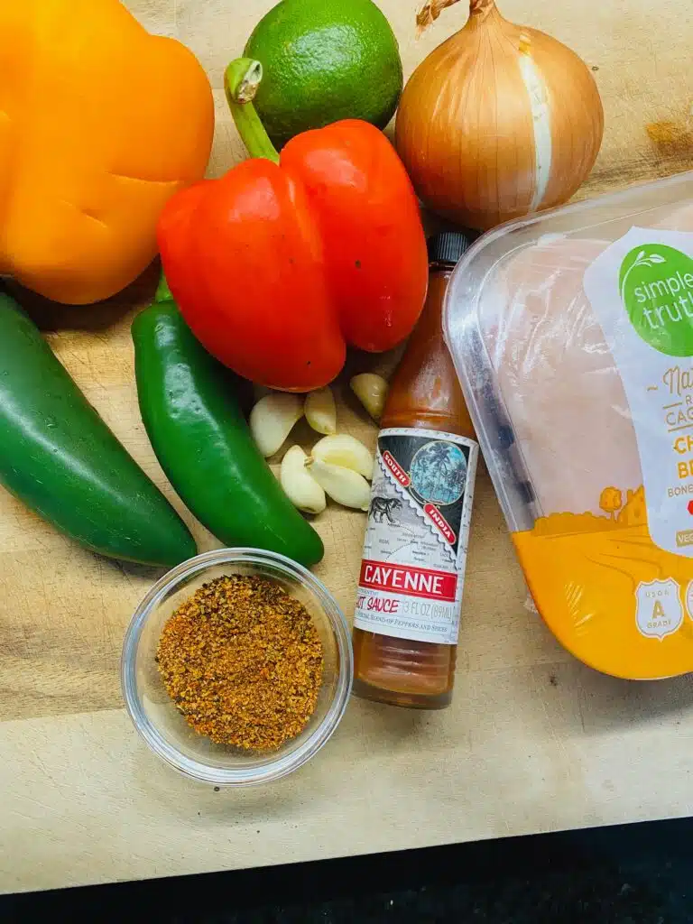 ingredients for the recipe