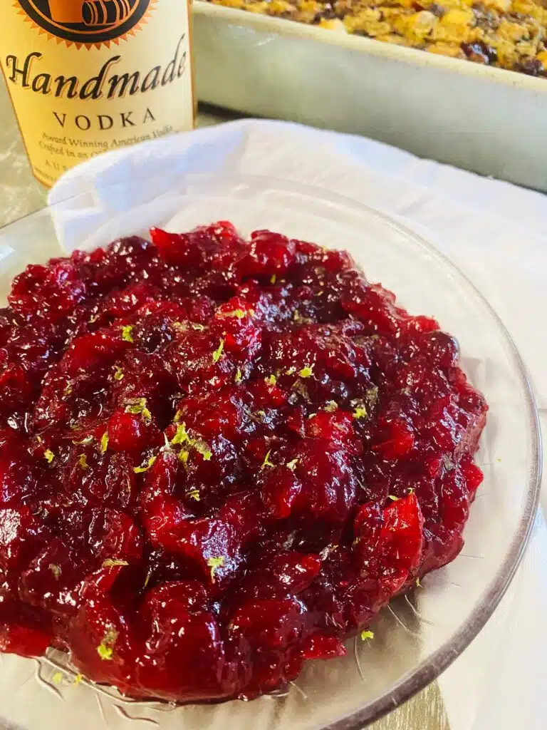 vodka cranberry sauce for Smoked Vodka Cranberry Cream Cheese