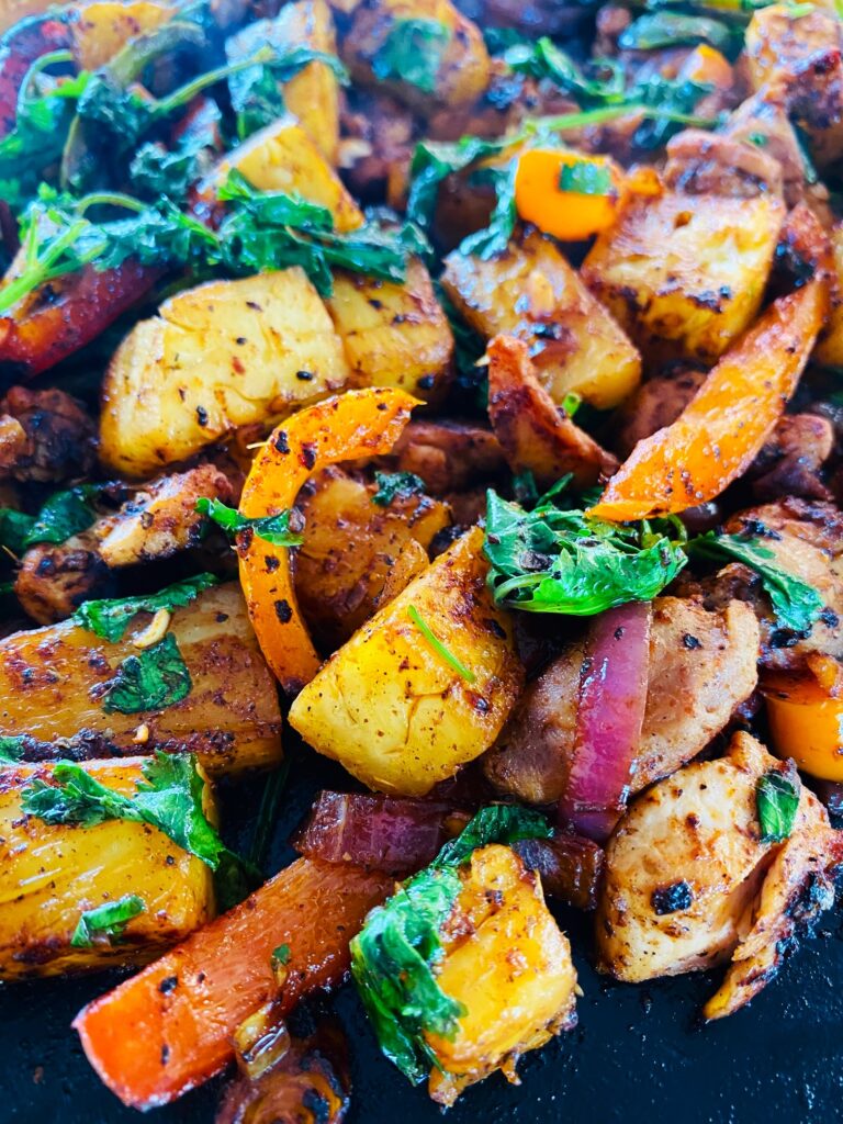 Blackstone Caribbean Chicken Stir Fry