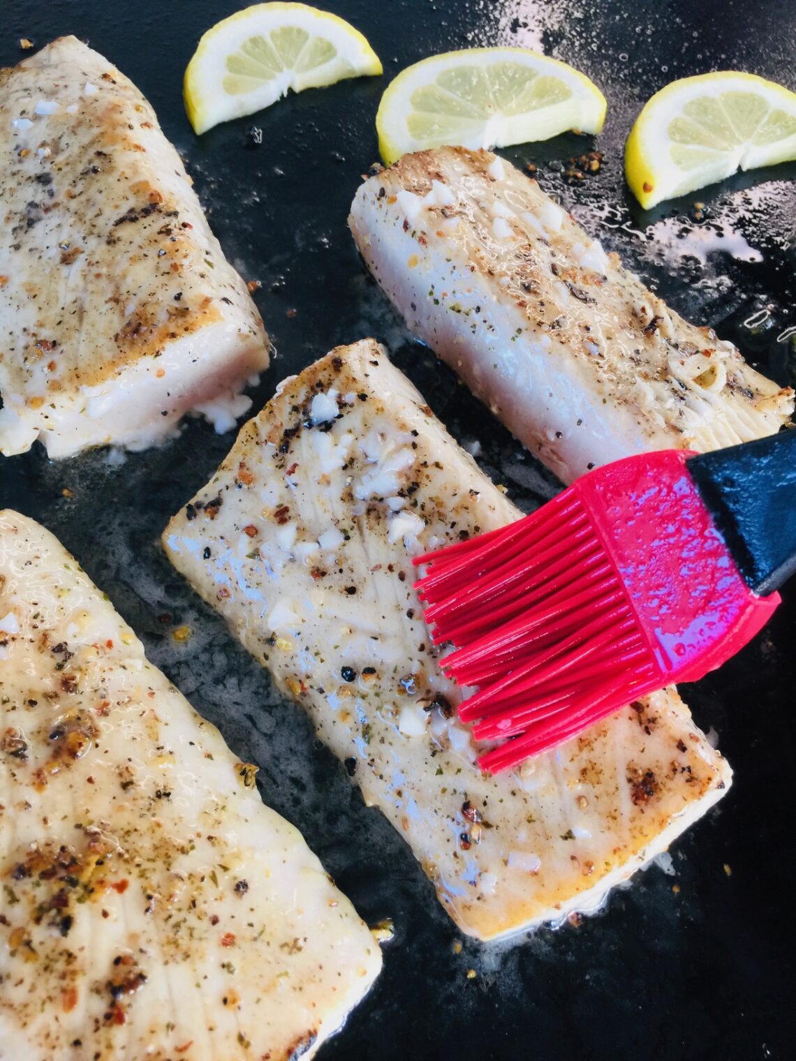 Blackstone Lemon Garlic Mahi Mahi - If You Give a Girl a Grill