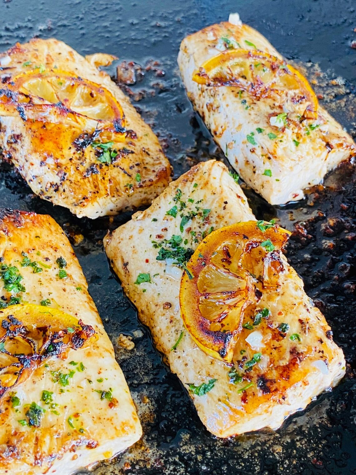 Blackstone Lemon Garlic Mahi Mahi - If You Give a Girl a Grill