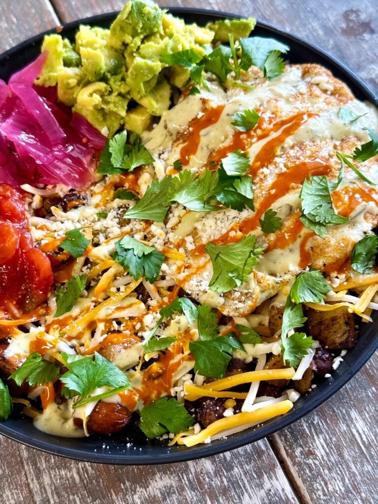 Blackstone SoCal Chicken Breakfast Bowls