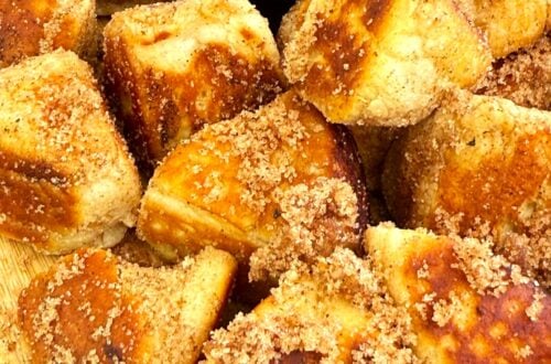 Blackstone Cinnamon Sugar Donut Bites