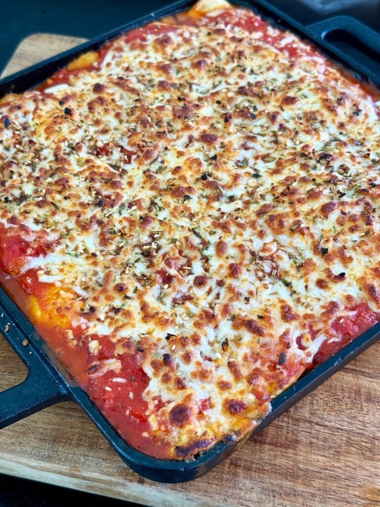 Blackstone Chicken Pesto Manicotti