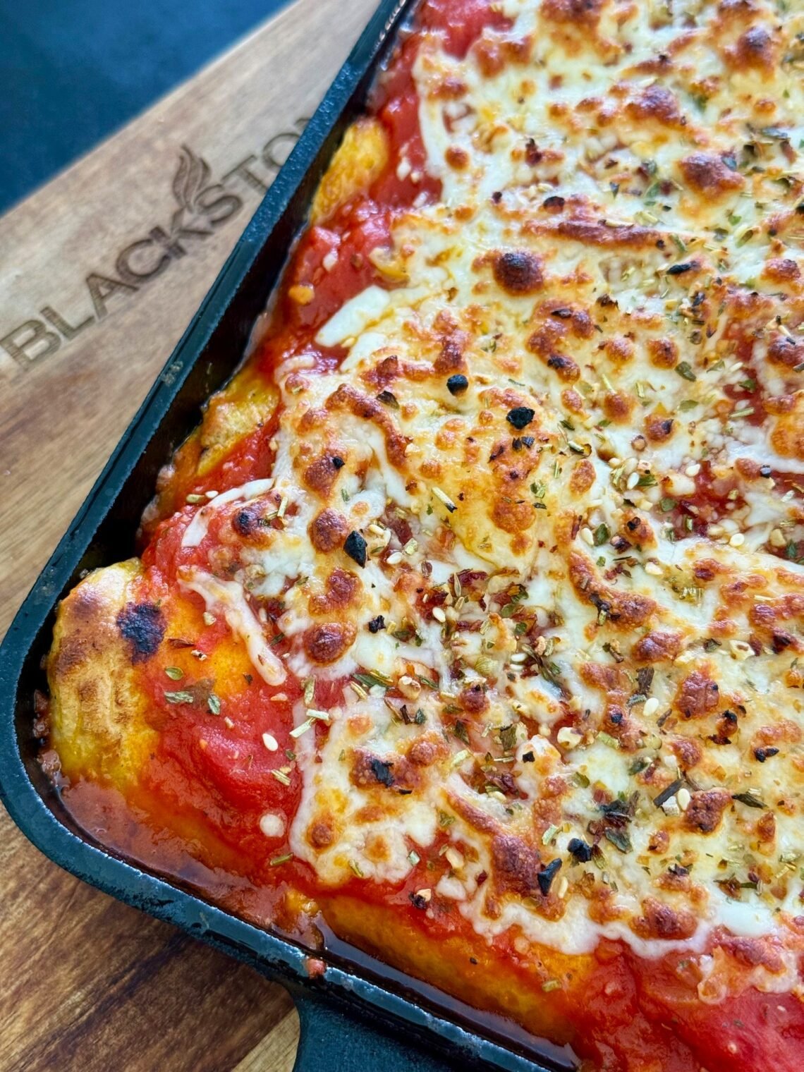 Blackstone Chicken Pesto Manicotti