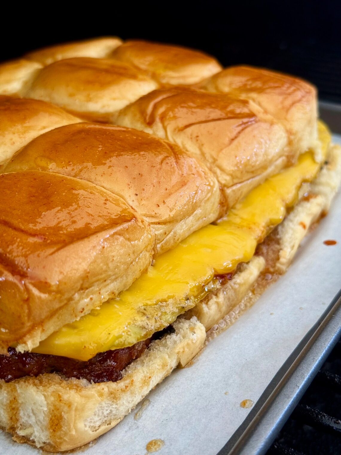 Smoked Maple Sausage Breakfast Sliders