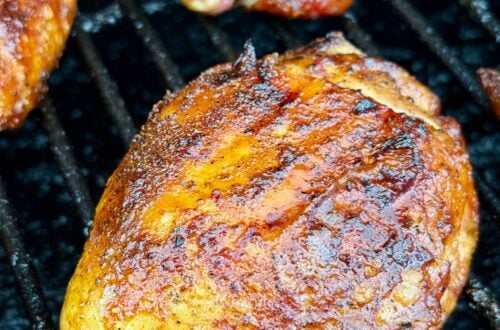 Smoked Tequila Brined Chicken Thighs
