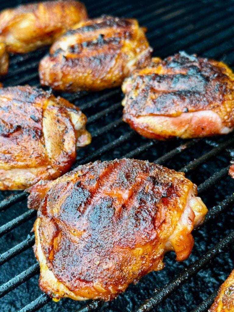 Smoked Tequila Brined Chicken Thighs