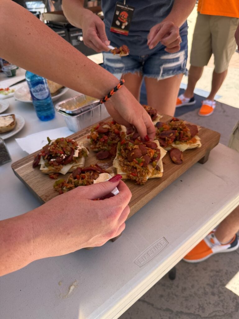 Blackstone Jambalaya Breakfast Sandwiches