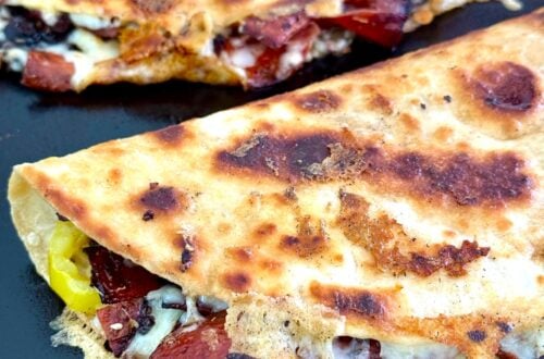 Blackstone Italian Sub Quesadillas