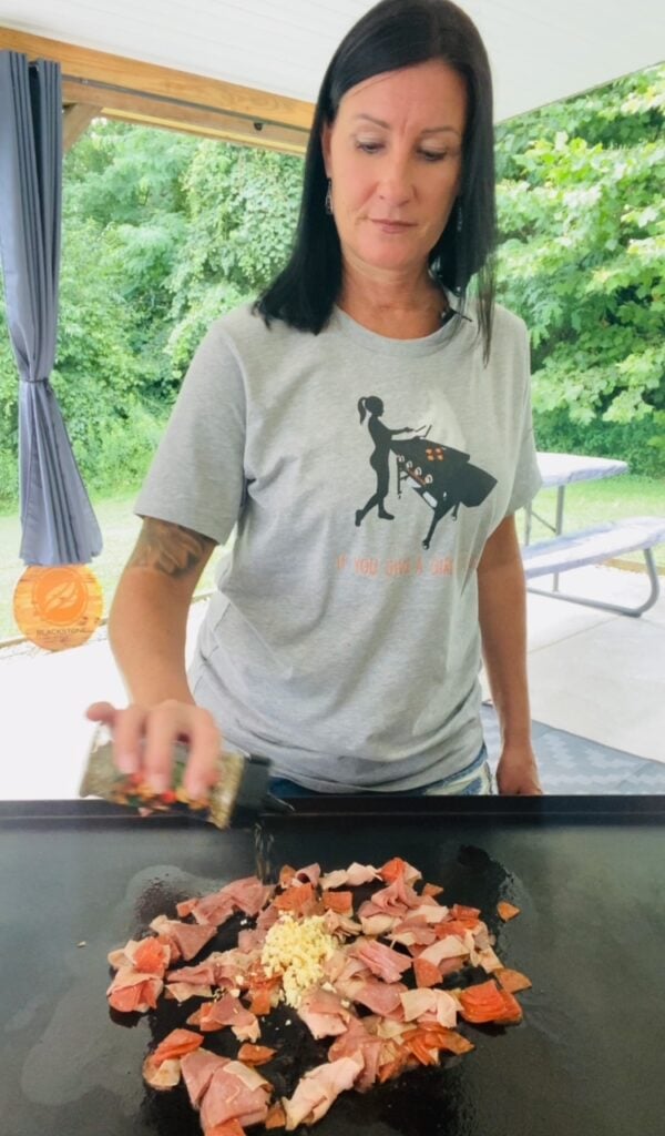 adding Italian seasoning