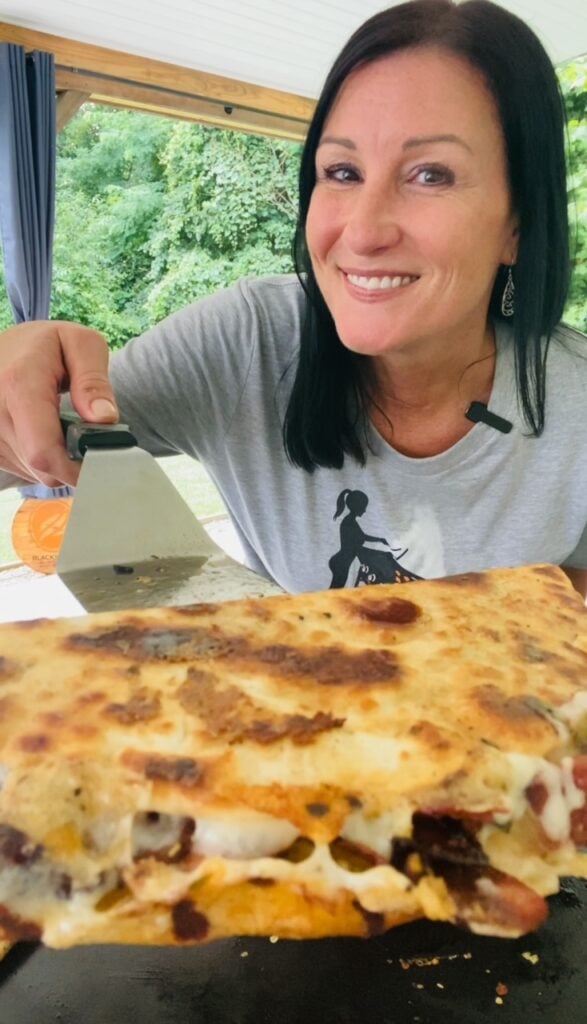 Blackstone Italian Sub Quesadillas