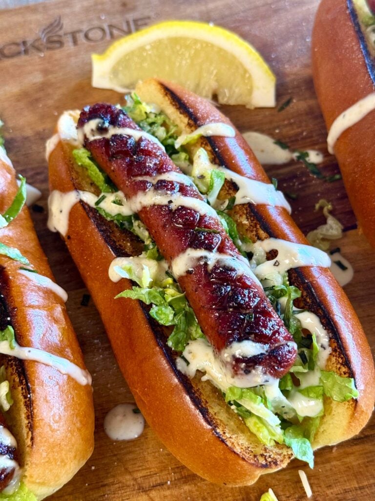 Blackstone Caesar Salad Slotdogs