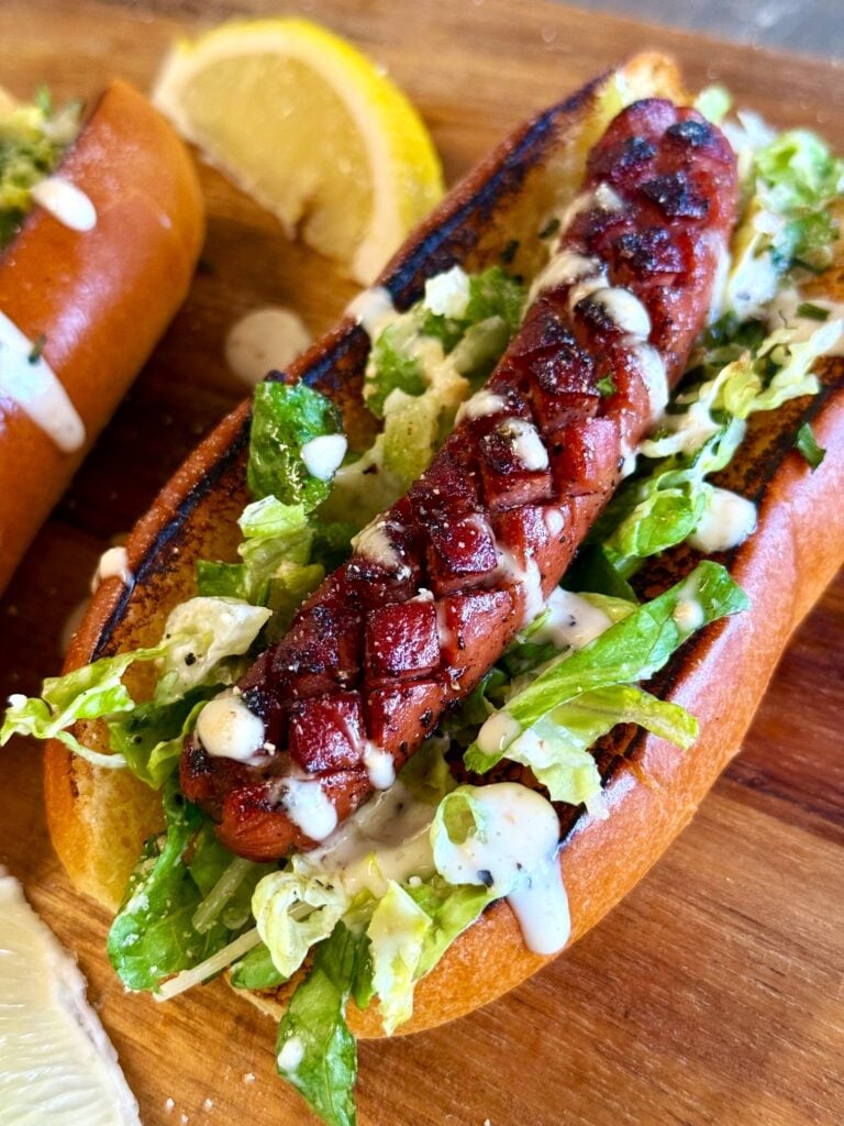 Blackstone Caesar Salad Slotdogs