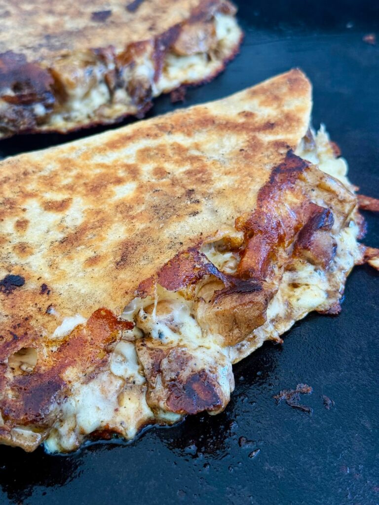 Blackstone Chicken Chorizo Pineapple Quesadillas