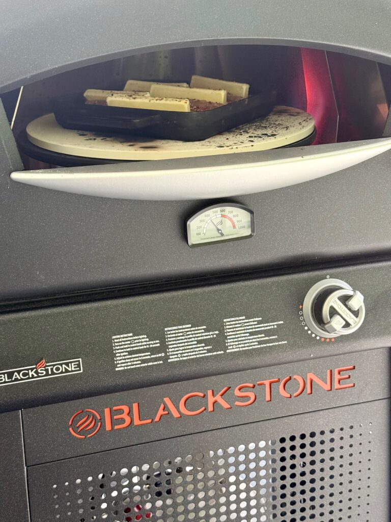 outdoor pizza oven from Blackstone