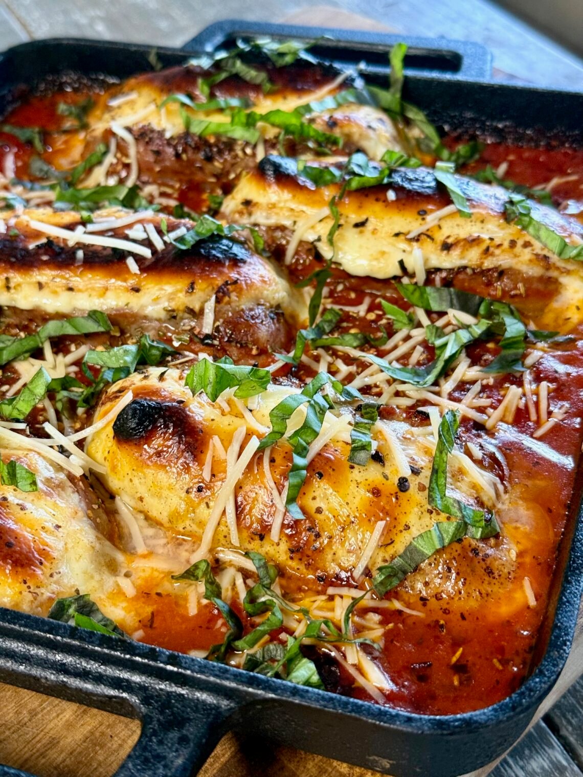 Blackstone Pizza Oven Stuffed Sausages