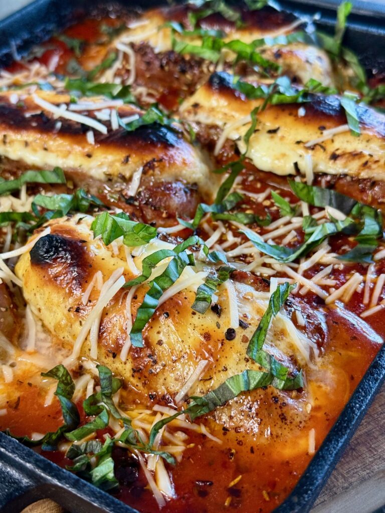 Blackstone Pizza Oven Stuffed Sausages