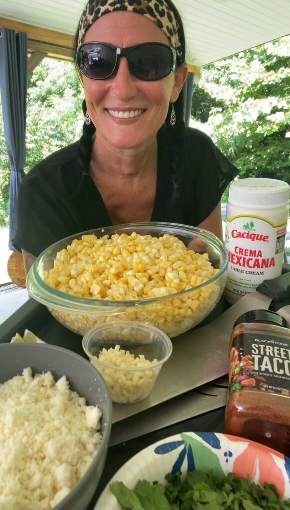 ingredients for Blackstone Griddle Street Corn