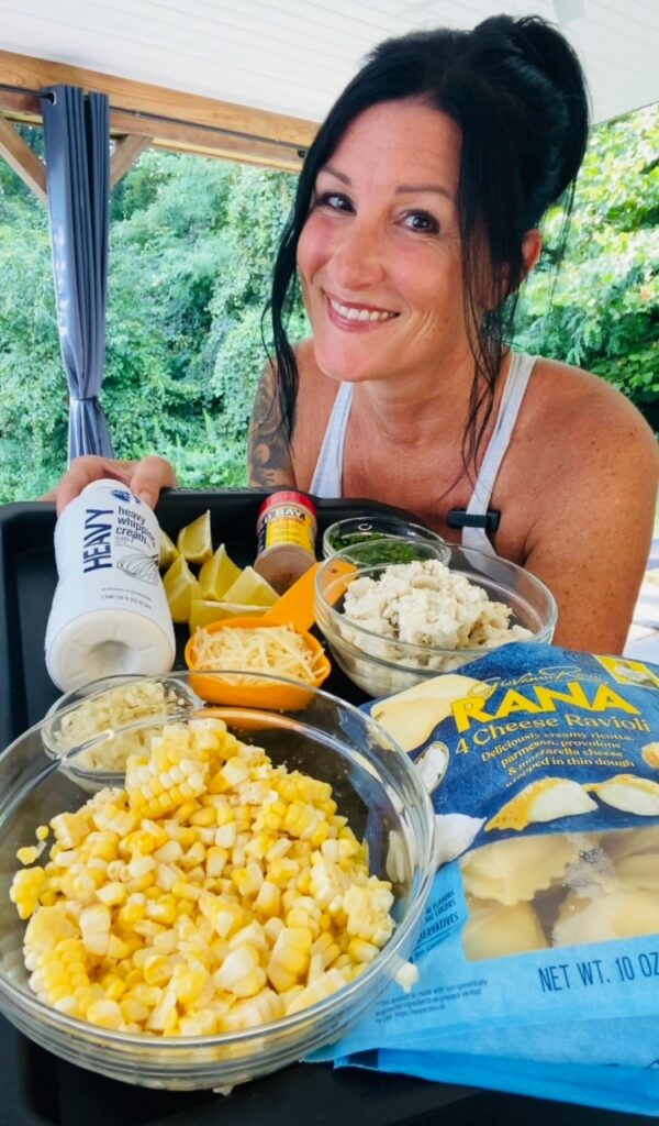 ingredients for Blackstone Crab and Corn Ravioli