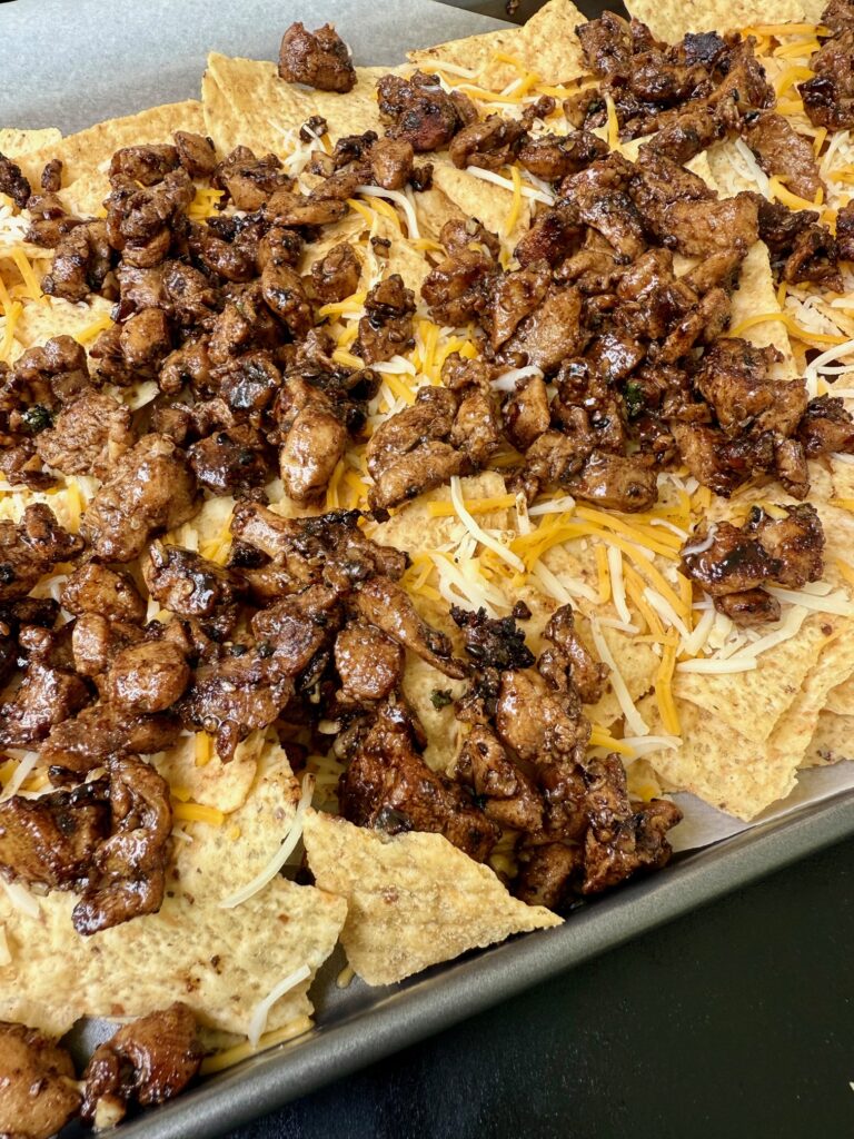 Blackstone Caribbean Chicken Nachos