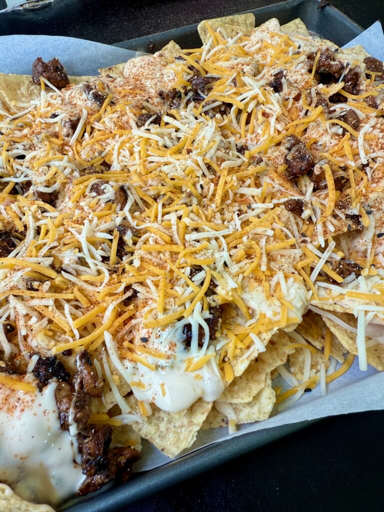 Blackstone Caribbean Chicken Nachos