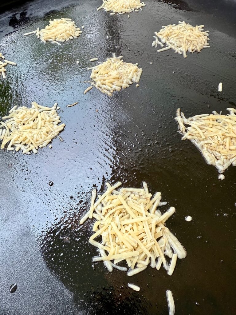 Blackstone Parmesan Pickle Chips before adding pickles