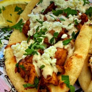 Blackstone Harissa Chicken Gyros