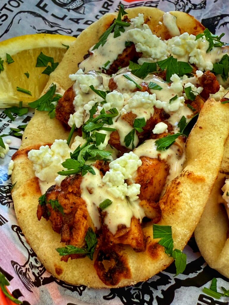 Blackstone Harissa Chicken Gyros
