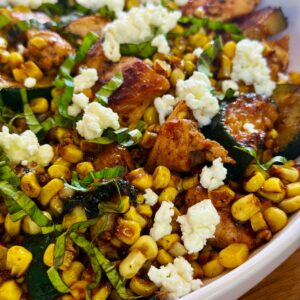 Blackstone Chicken Zucchini and Corn