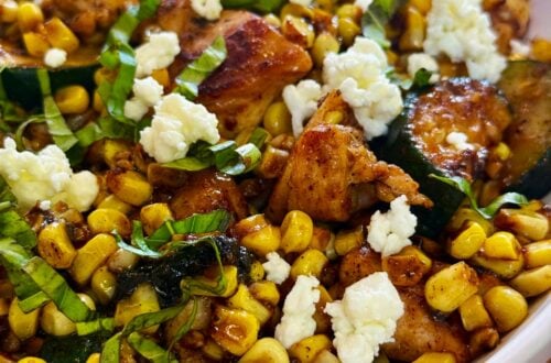 Blackstone Chicken Zucchini and Corn