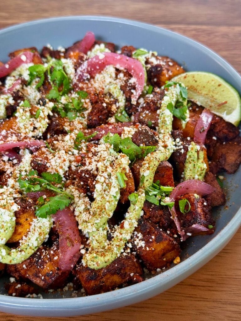 Blackstone Sweet Potato Chorizo Bowls