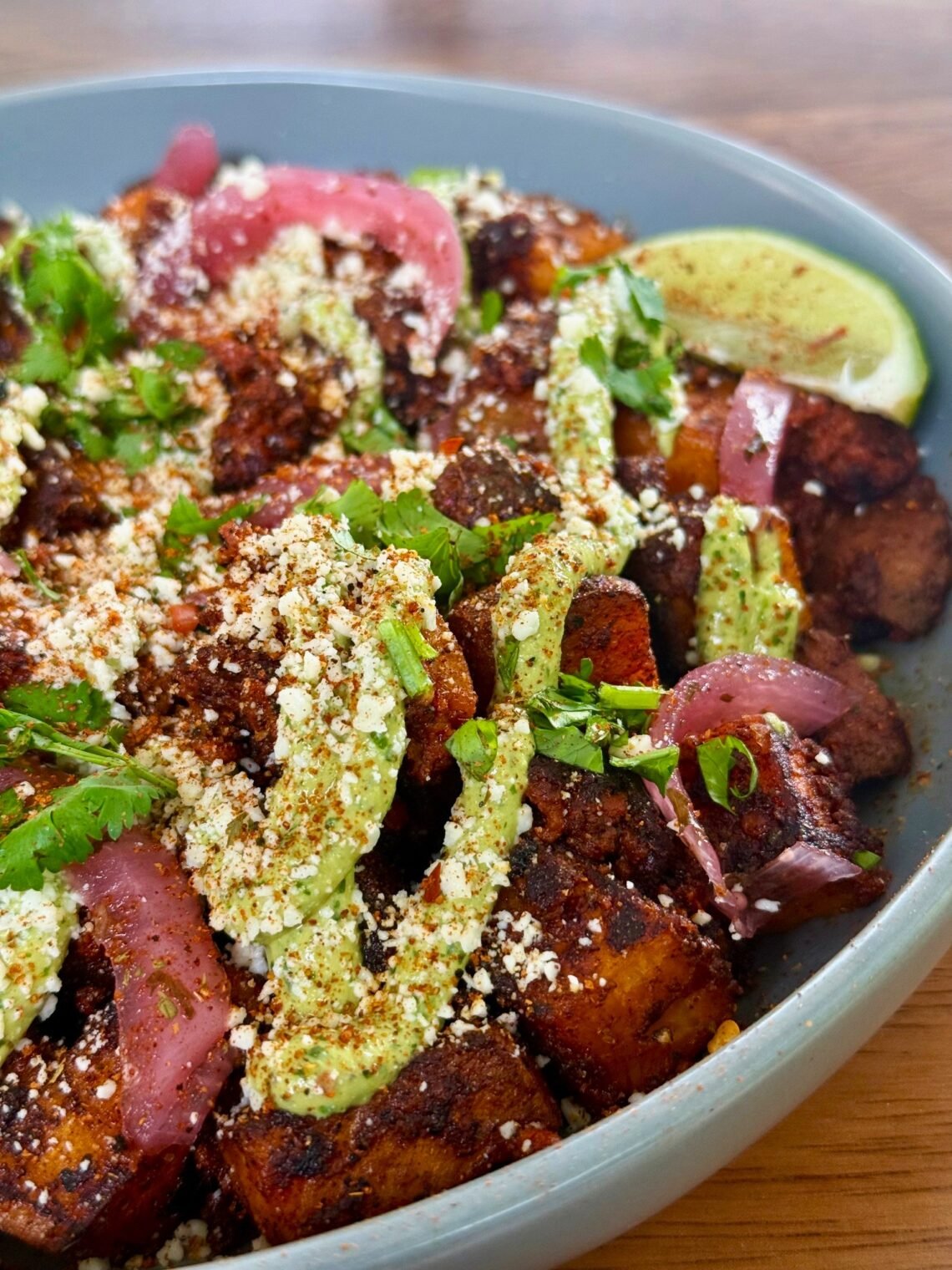 Blackstone Sweet Potato Chorizo Bowls